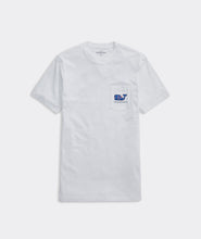 Load image into Gallery viewer, VV Mens Sailing Whale Short-Sleeve Pocket Tee Shirt