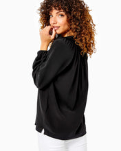 Load image into Gallery viewer, Elsa Silk Top - Onyx