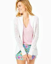Load image into Gallery viewer, Amalie Open-Front Cardigan - Resort White