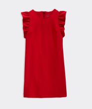 Load image into Gallery viewer, VV Girls' Ponte Flutter Sleeve Dress