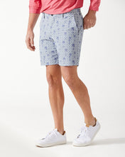 Load image into Gallery viewer, M's Palm Pier IslandZone® 8-Inch Shorts - Port Side Blue