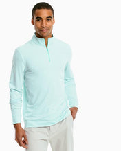 Load image into Gallery viewer, M's Cruiser Heather Micro Striped Performance 1/4 Zip Pullover