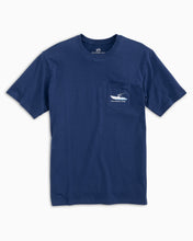 Load image into Gallery viewer, Men's Wave T-Shirt - Blue Night