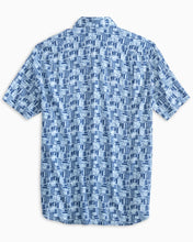 Load image into Gallery viewer, Men's Happy Hour Short Sleeve Button Down Shirt - Seven Seas Blue