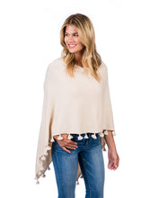 Load image into Gallery viewer, Cotton Cashmere Wrap with Tassels