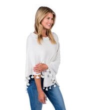 Load image into Gallery viewer, Cotton Cashmere Wrap with Tassels