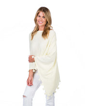 Load image into Gallery viewer, Cotton Cashmere Wrap with Tassels