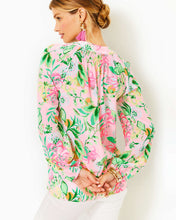 Load image into Gallery viewer, Elsa Silk Top - Multi Via Amore Spritzer
