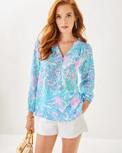 Load image into Gallery viewer, Elsa Silk Top - Multi Via Del Mar
