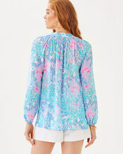 Load image into Gallery viewer, Elsa Silk Top - Multi Via Del Mar

