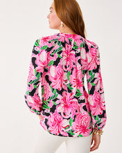 Load image into Gallery viewer, Elsa Silk Top - Onyx Party All The Time
