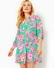 Load image into Gallery viewer, Natalie Shirtdress Cover-Up - Multi Journey To The Jungle
