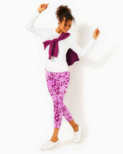 Load image into Gallery viewer, UPF 50+ Luxletic 24&quot; Weekender High-Rise Midi Legging - Mulberry Wild Ride
