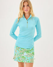 Load image into Gallery viewer, UPF 50+ Luxletic Justine Pullover - Fresh Water Blue
