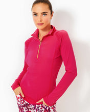 Load image into Gallery viewer, UPF 50+ Luxletic Justine Pullover - Raspberry Rouge
