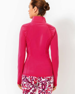 UPF 50+ Luxletic Justine Pullover - Raspberry Rouge