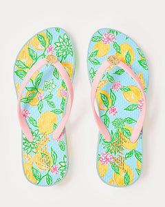 Pool Flip Flop - Bluette Make Lemonade Shoe