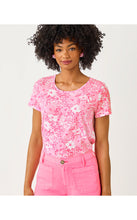 Load image into Gallery viewer, Etta Scoopneck Top - Conch Shell Pink Burst Of Joy
