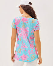 Load image into Gallery viewer, Etta Scoopneck Top - Multi Royal Coral
