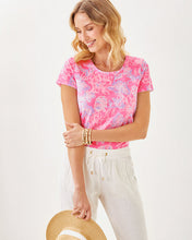 Load image into Gallery viewer, Etta Scoopneck Top - Rousseau Pink Zen Garden
