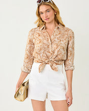 Load image into Gallery viewer, Sea View Linen Button Down Shirt - Iced Latte Lil Jims Stuff
