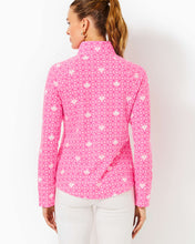 Load image into Gallery viewer, UPF 50+ Skipper Popover - Passion Fruit Pink Fluttering Hearts
