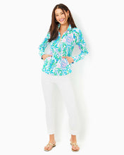 Load image into Gallery viewer, UPF 50+ Skipper Popover - Resort White Just A Pinch
