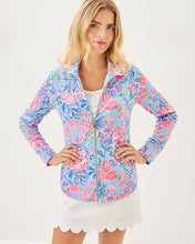 Load image into Gallery viewer, UPF 50+ Leona Zip-Up Jacket - Multi Elephant Splash
