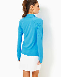 Luxletic Marion Half-Zip Sunguard - Lunar Blue