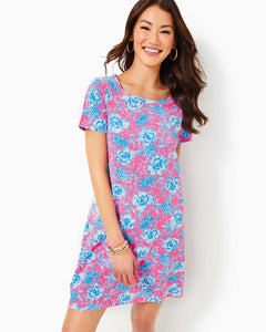 Cody T-Shirt Dress - Roxie Pink Wave N Sea