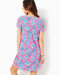 Cody T-Shirt Dress - Roxie Pink Wave N Sea