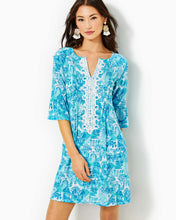 Load image into Gallery viewer, Krysta Tunic Dress - Amalfi Blue Sunny State Of Mind
