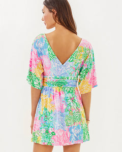 Parigi Skort Romper - Multi Bright Delight Patch