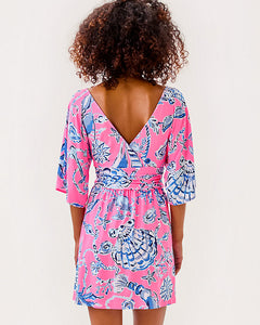 Parigi Skort Romper - Rousseau Pink Oversized Barefoot Beachcombers