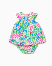 Load image into Gallery viewer, Baby Paloma Bubble Dress - Multi Grove Garden

