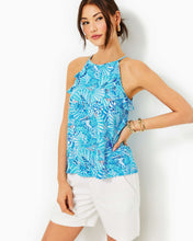 Load image into Gallery viewer, Billie Tank Top - Amalfi Blue By The Seashore
