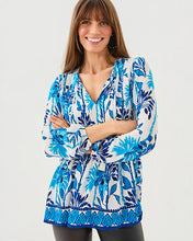 Load image into Gallery viewer, Marilina Tunic Top - Coconut Swayin In The Breeze Engineered Tunic
