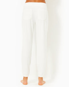 28" Mallie Velour Pant - Coconut