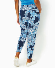 Load image into Gallery viewer, 28&quot; Emora Knit Pant - Low Tide Navy Bouquet All Day
