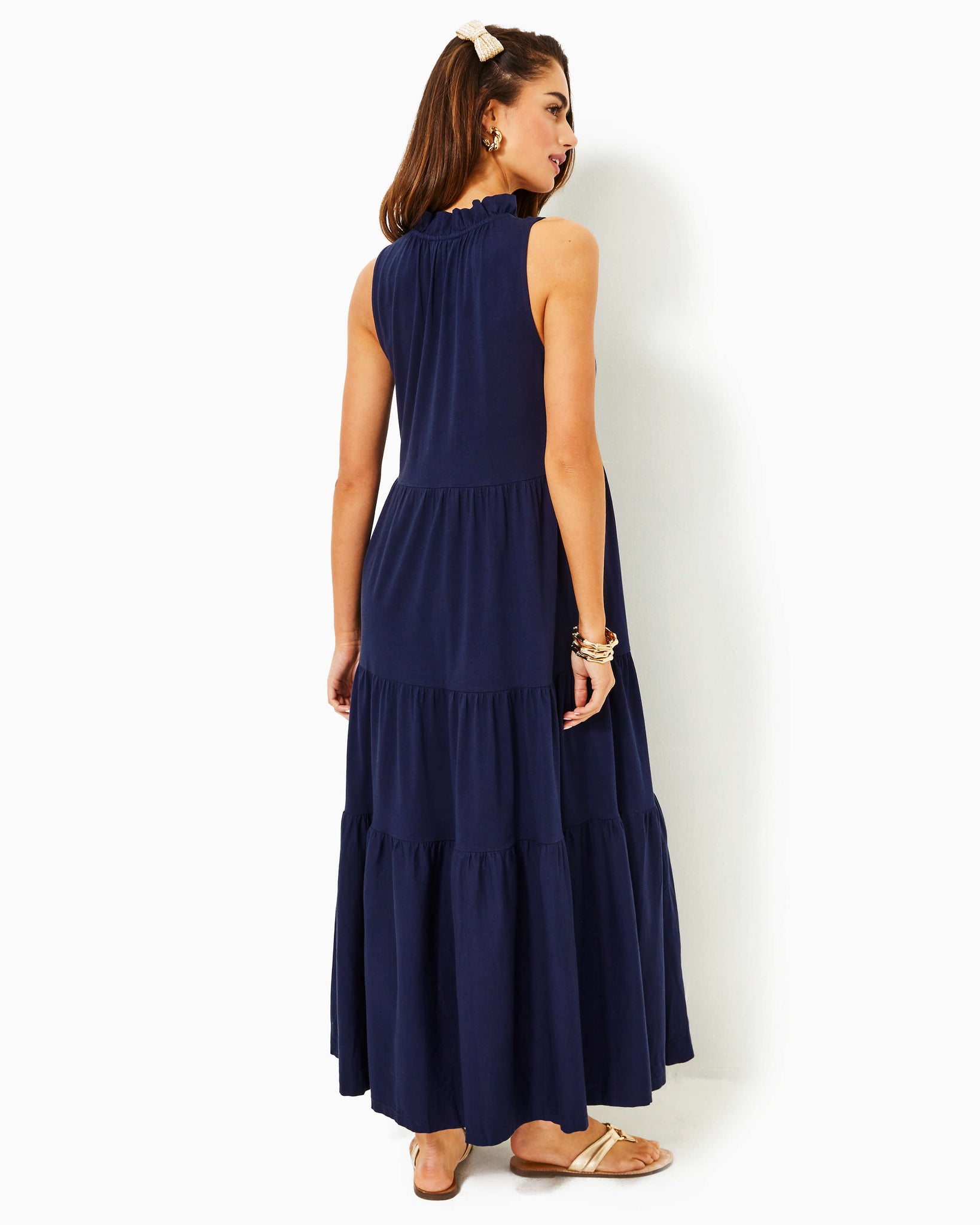 Malone Cotton Maxi Dress - True Navy The Islands - A Lilly Pulitzer Signature Store Malone Cotton Maxi Dress - True Navy The Islands - A Lilly Pulitzer Signature Store