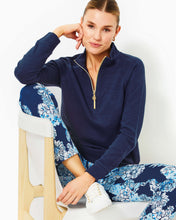 Load image into Gallery viewer, Ashlee Half-Zip Pullover - Low Tide Navy
