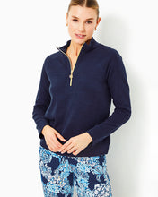 Load image into Gallery viewer, Ashlee Half-Zip Pullover - Low Tide Navy
