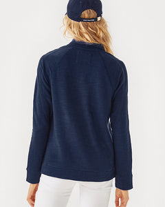 Luxletic Ashlee Half-Zip Pullover - True Navy
