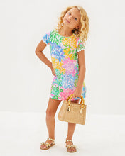 Load image into Gallery viewer, Girls Mini Cody Dress - Multi Bright Delight Patch
