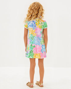 Girls Mini Cody Dress - Multi Bright Delight Patch