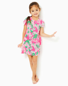 Girls Mini Cody Cotton Dress - Roxie Pink Worth A Look