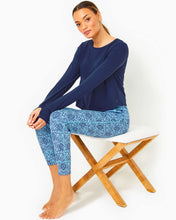 Load image into Gallery viewer, UPF 50+ Luxletic 28&quot; Island Jogger - Bon Bon Blue Go Your Own Wave
