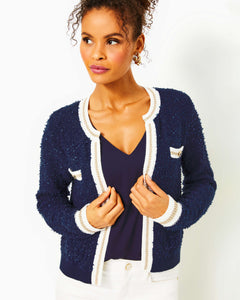 Nalayna Cardigan - Low Tide Navy