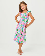 Load image into Gallery viewer, Girls Mini Jilly Midi Dress - Multi Crazy Quilt
