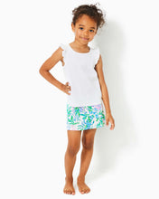 Load image into Gallery viewer, UPF 50+ Luxletic Girls Mini Aila Skort - Resort White Just A Pinch
